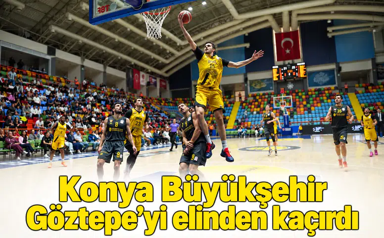 Konya Büyükşehir, Göztepe'yi elinden kaçırdı! Üst üste 6. yenilgi