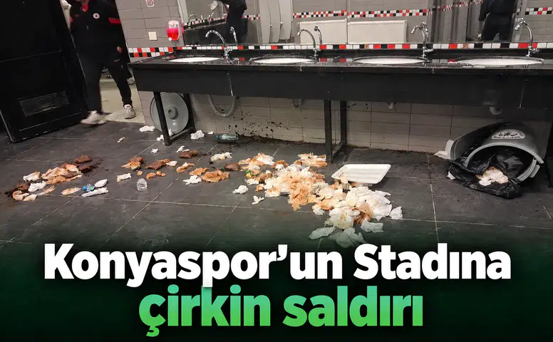 Konyaspor'un stadına zarar verdiler! Çirkin saldırı tepki topladı