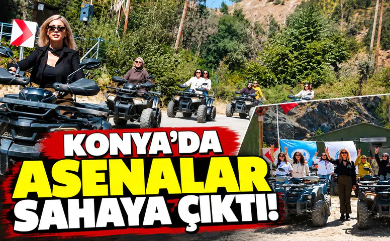 Konya’da Asenalar sahaya çıktı!
