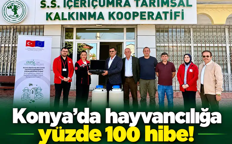 Konya’da hayvancılığa yüzde 100 hibe!