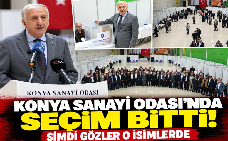 Konya Sanayi Odası’nda seçim bitti! Şimdi gözler o isimlerde