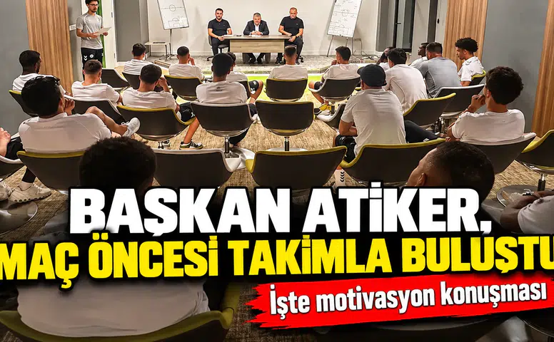 Konyaspor'da Başkan Atiker, kritik maç öncesi takımla toplantı yaptı! İşte motivasyon konuşması