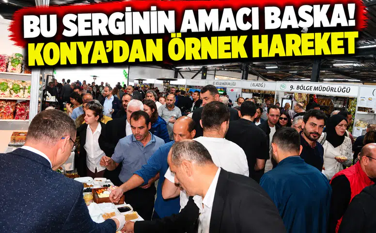 Bu serginin amacı başka! Konya’dan örnek hareket