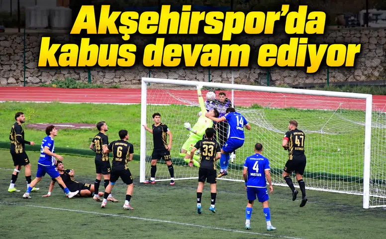 Akşehirspor’da kabus devam ediyor!