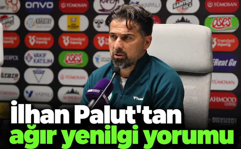 Konyaspor'da İlhan Palut, ağır yenilgi sonrası konuştu! Acayip bir hataydı