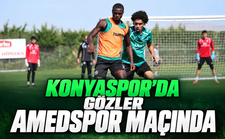 Konyaspor, gözünü Amedspor maçına çevirdi