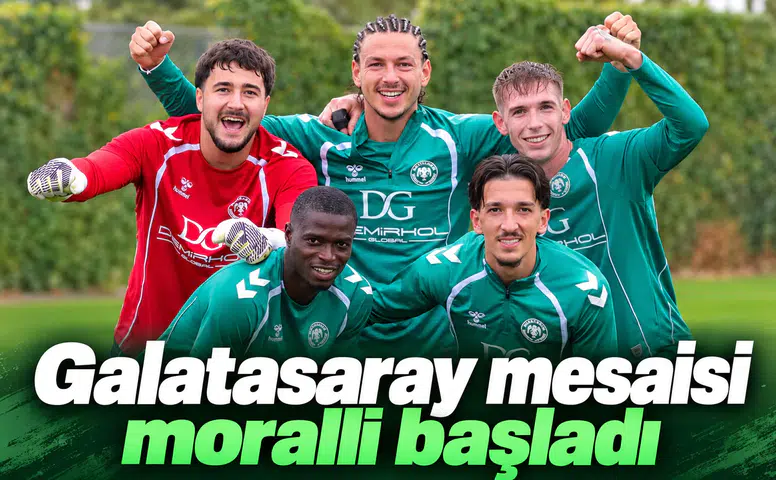 Konyaspor'da Galatasaray mesaisi moralli başladı