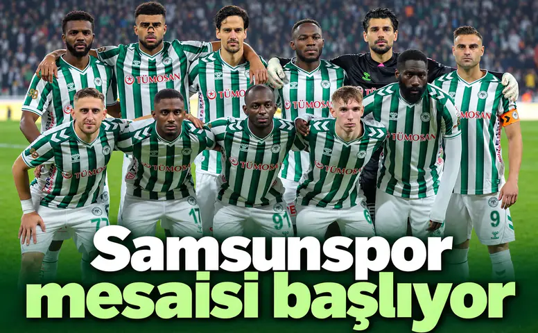 Konyaspor'da Samsunspor mesaisi başlıyor