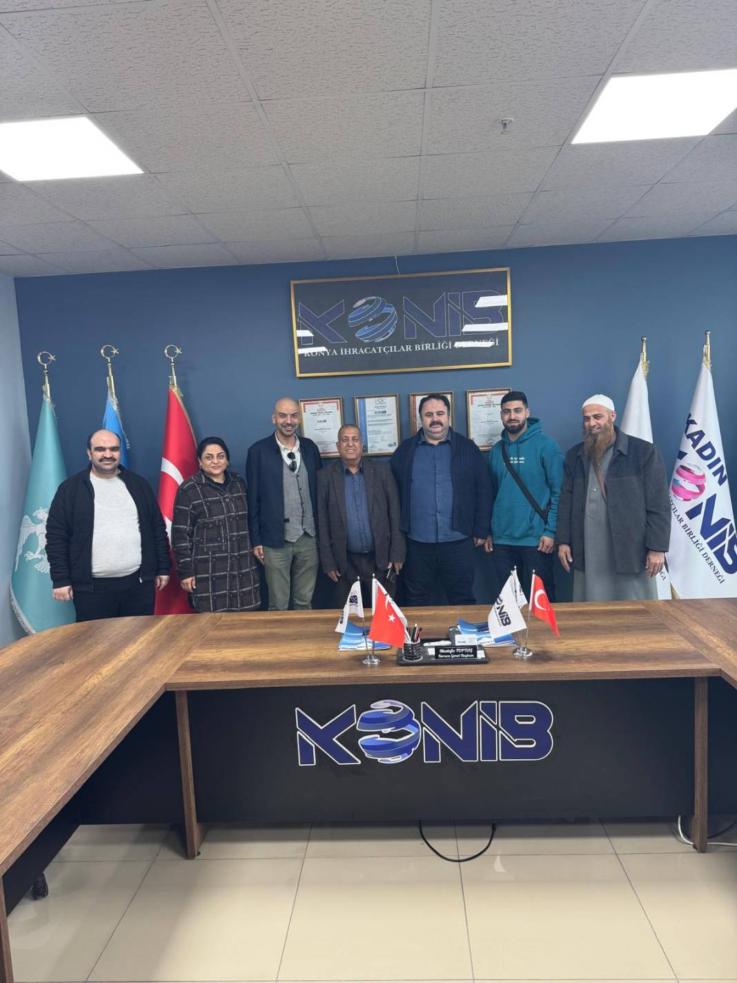 KONİB, Filistinli iş insanlarını ağırladı 1