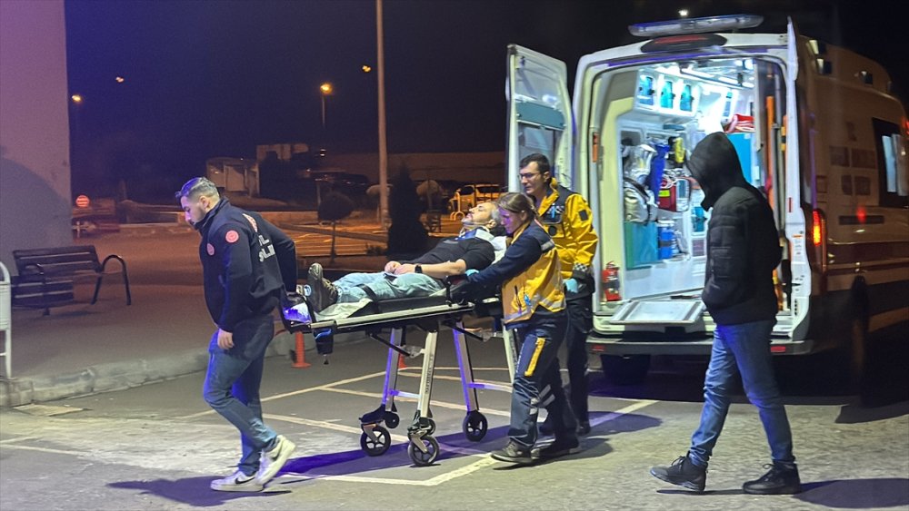 O polis memuru hastaneye kaldırıldı!