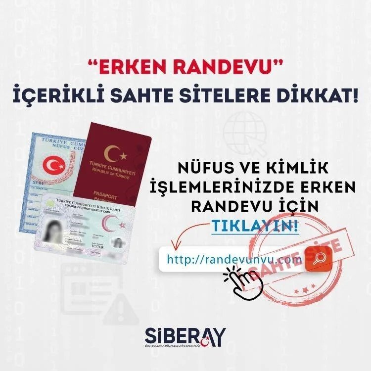 SİBERAY uyardı! Sakın tıklamayın...