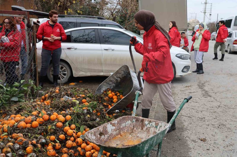 Hatay'ın yaraları gönüllülerle sarılıyor! El ele verdiler...