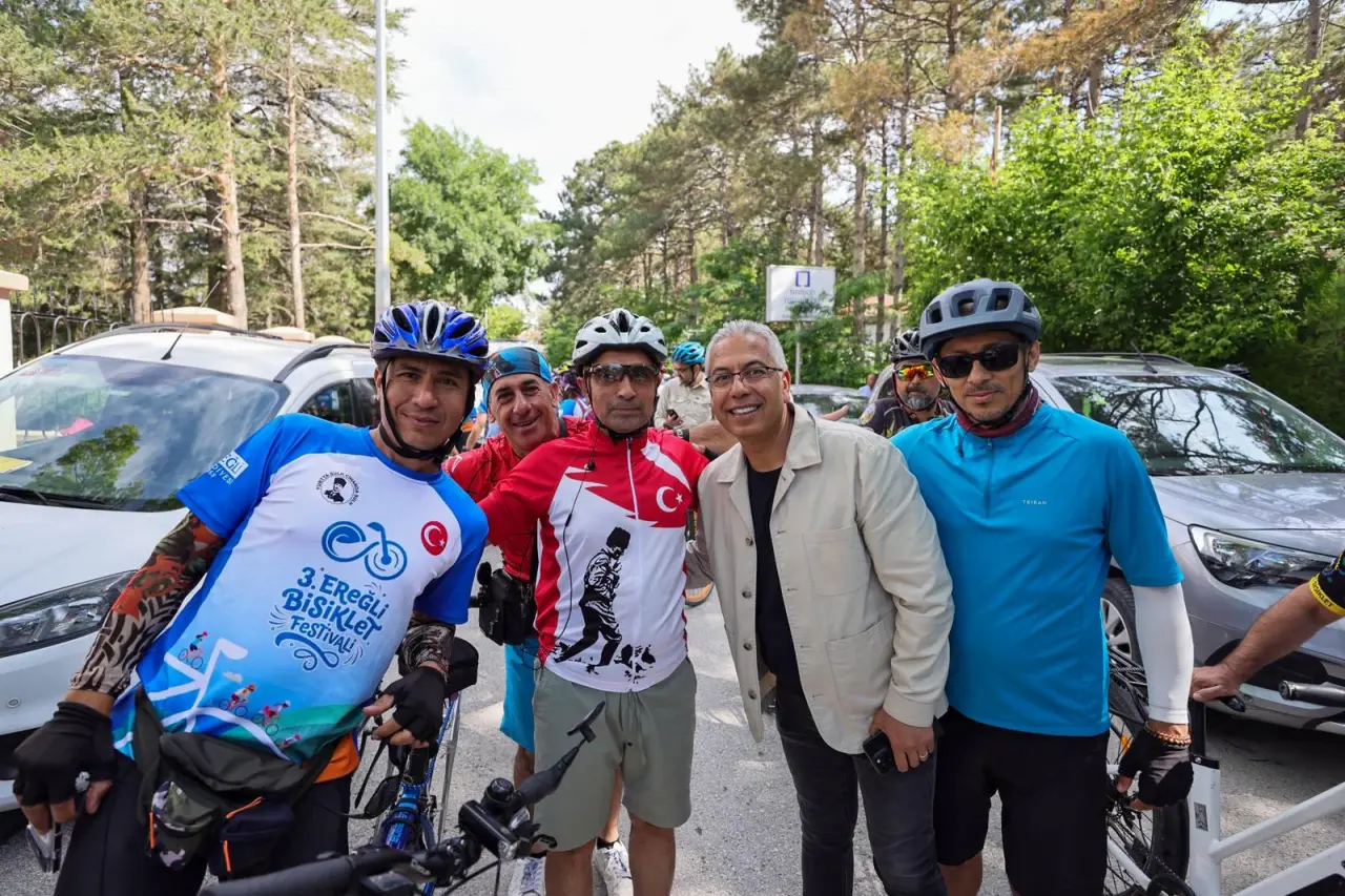Konya'nın o ilçesinde üç gün süren bisiklet şöleni! 350 sporcu pedal çevirdi 6