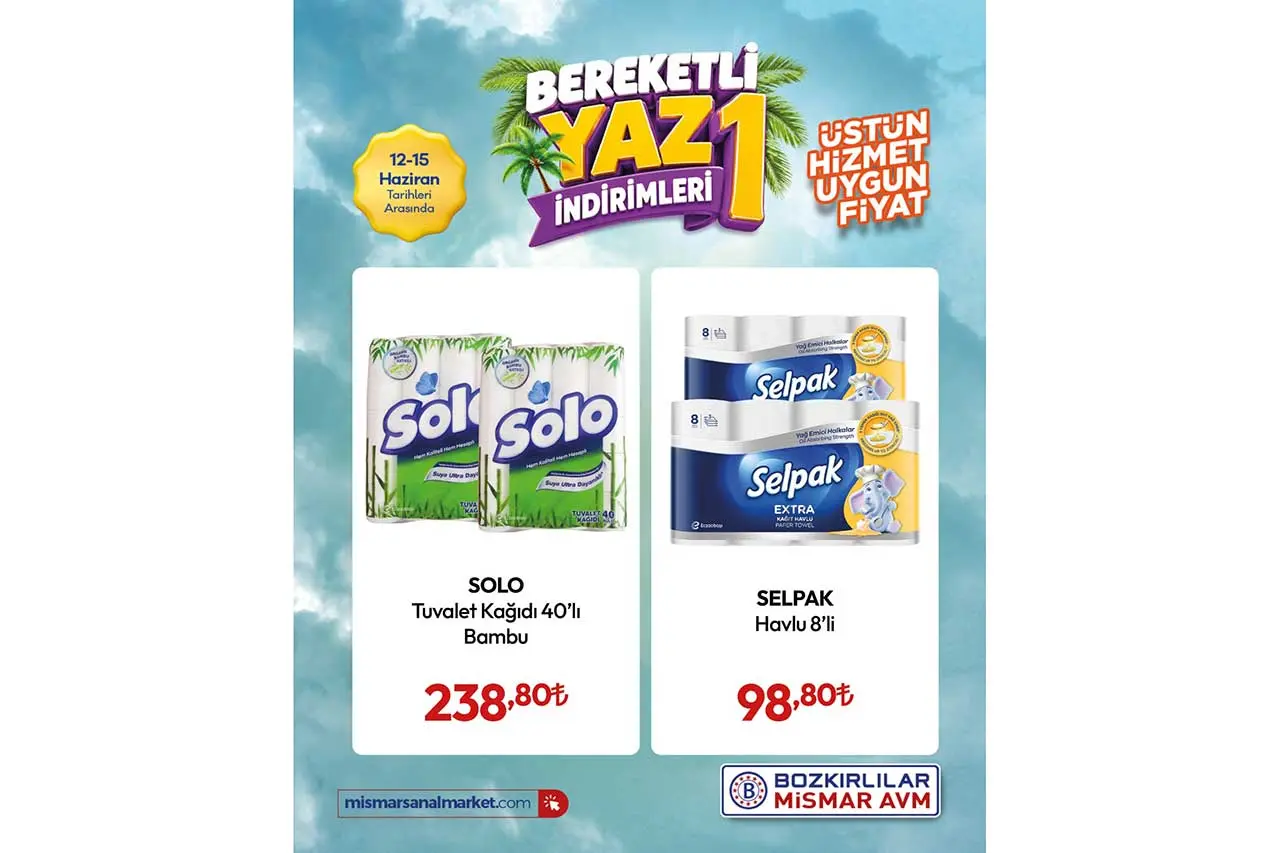 Konya’daki Bozkırlılar MİSMAR Market’ten büyük kampanya: Yüzlerce üründe yaz indirimi! 1