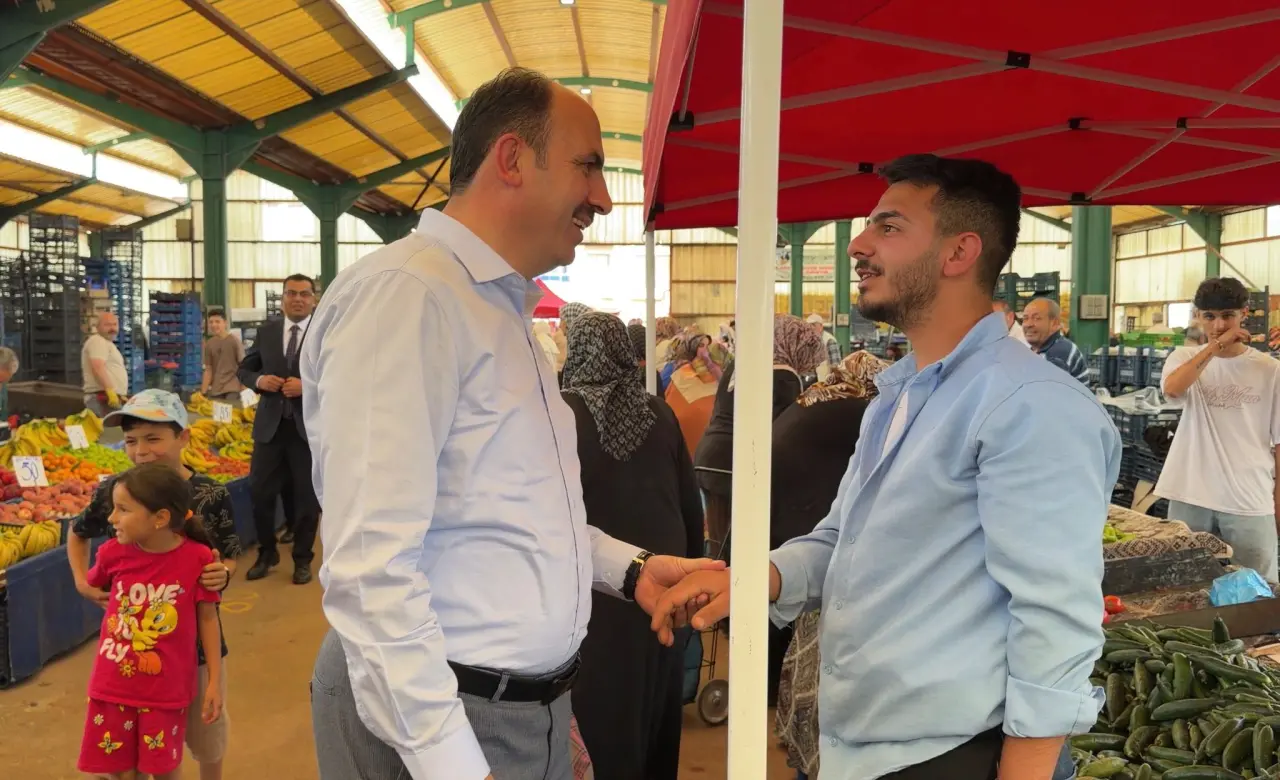 Konya'da Başkan Altay pazar pazar gezdi, talepleri tek tek dinledi! 4