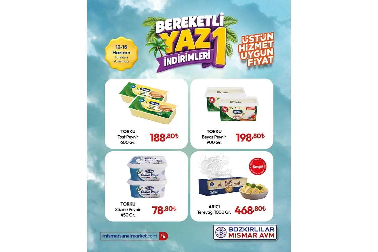 Konya’daki Bozkırlılar MİSMAR Market’ten büyük kampanya: Yüzlerce üründe yaz indirimi! 4