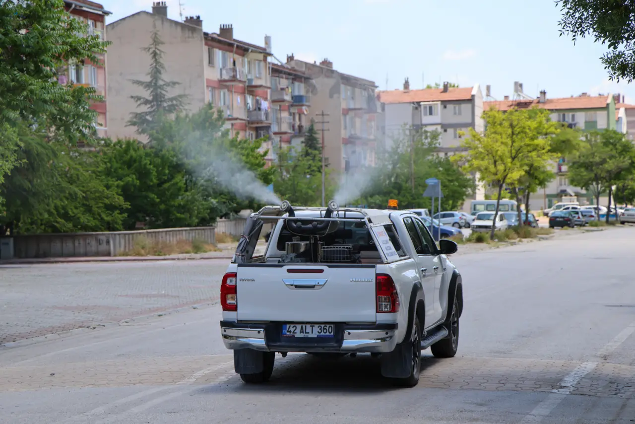 Konya’da ilaçlama seferberliği: Her sokak tek tek geziliyor 1