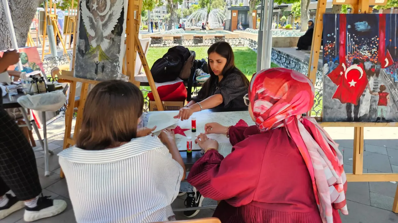 Konya'da NEÜ öğrencilerinden 15 Temmuz’a özel sergi 2