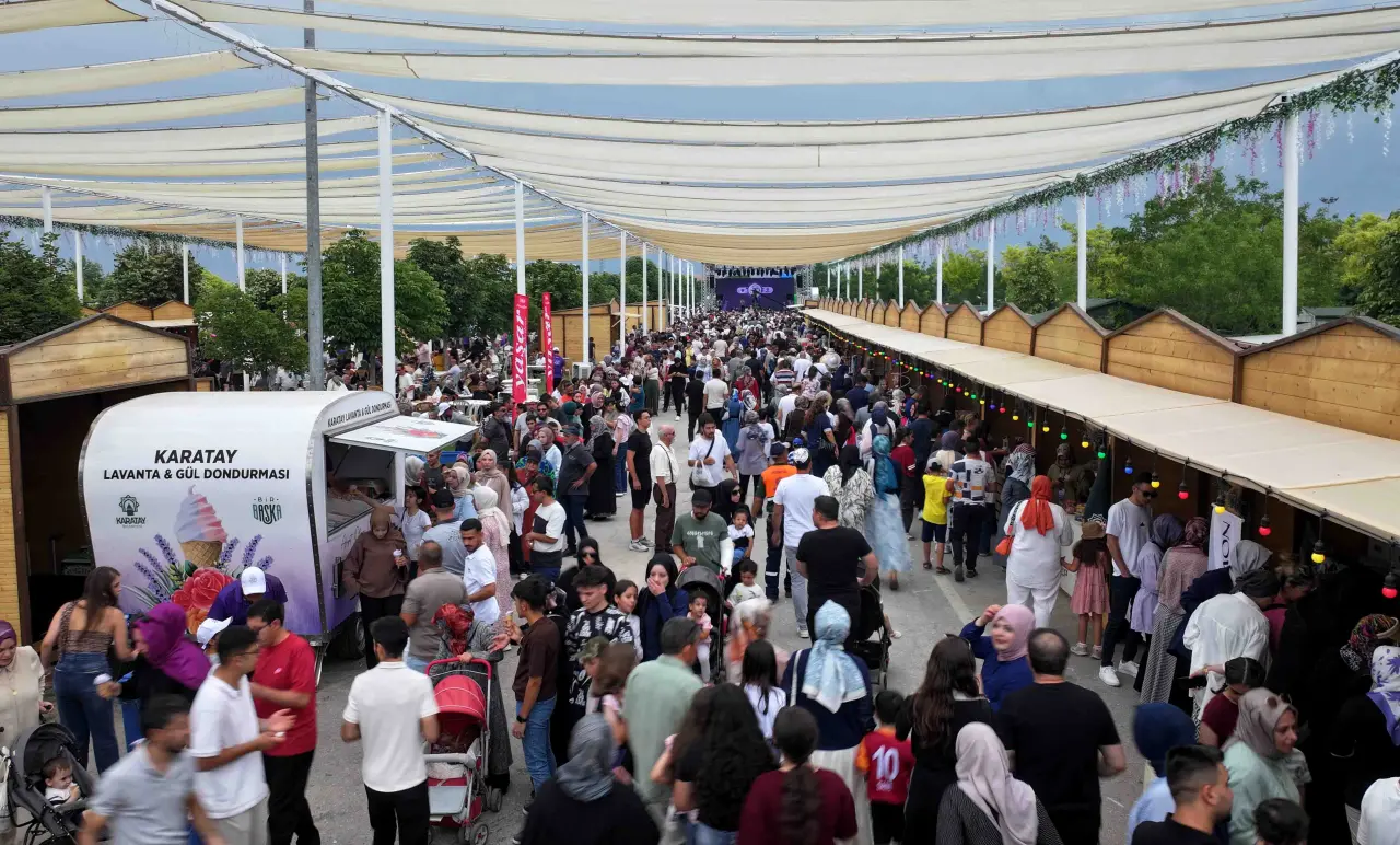 Konya'daki lavanta festivali ziyaretçi rekoru kırdı! 3